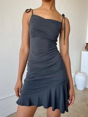 Geel Gabriel Dress in Charcoal